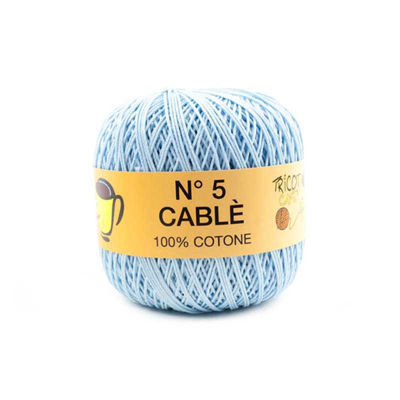 Cable 5 - Azzurro Baby 9367