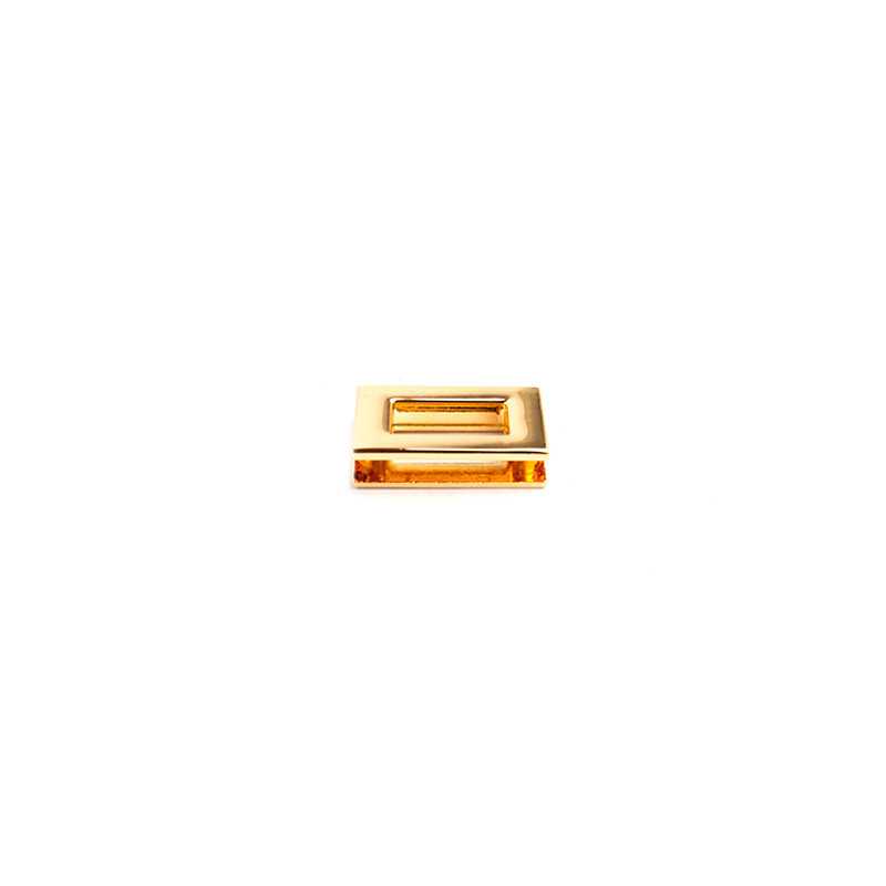 Medium Rectangular Swivel Bag Clasp for Bags - Gold - Size 3x2cm