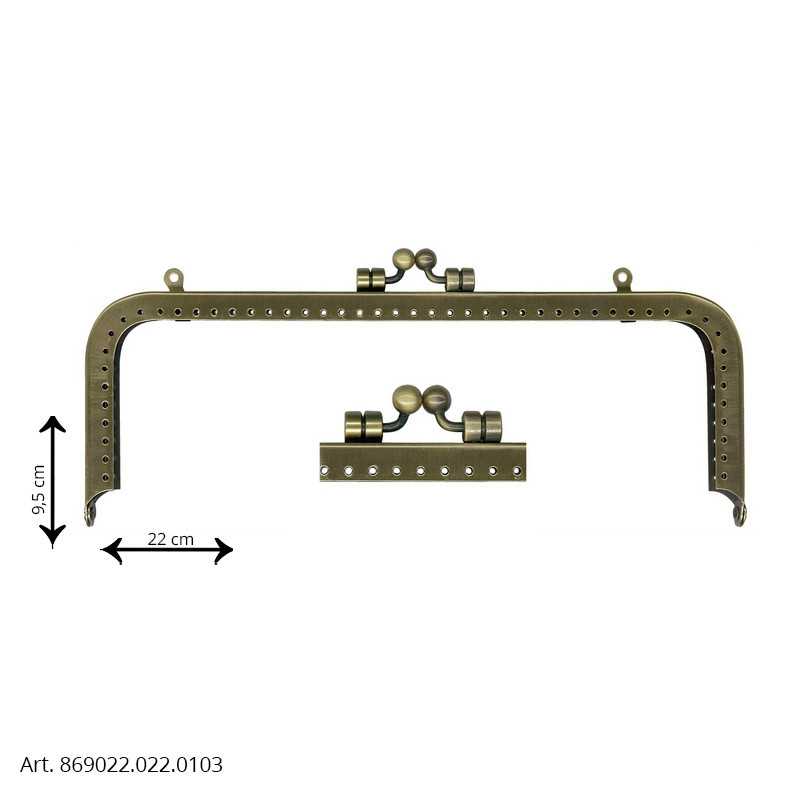 Clik-Clak metal bag closure...