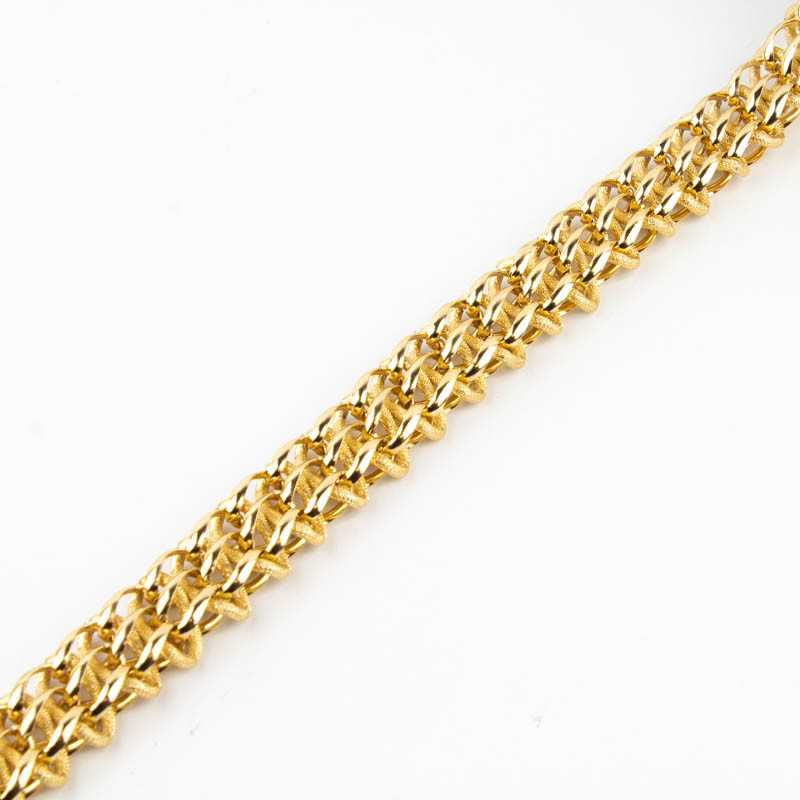 Aluminum Bag Rope Chain - Gold - Height 40mm