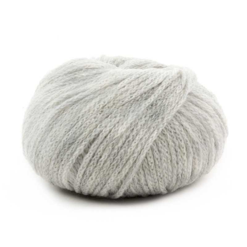 Cachemire Fine - merino wool and cashmere blend yarn - Pearl Gray 61 without label