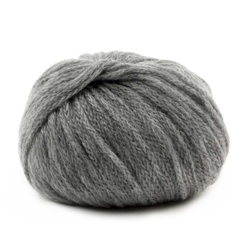 Cachemire Fine - merino wool and cashmere blend yarn - Gray 62 without label