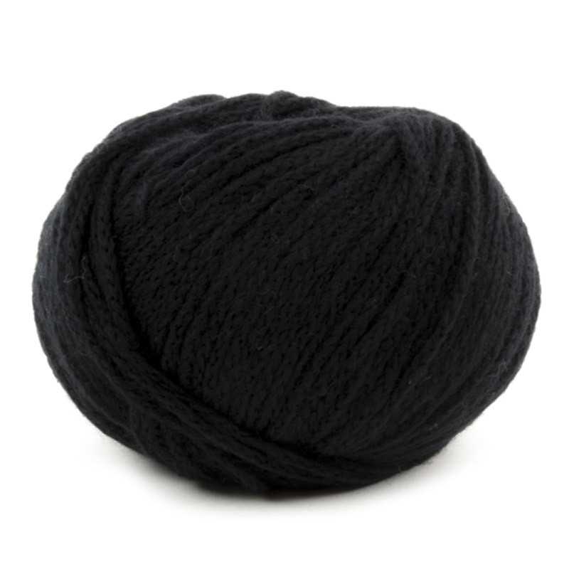 Cachemire Fine - merino wool and cashmere blend yarn - Black 63 without label