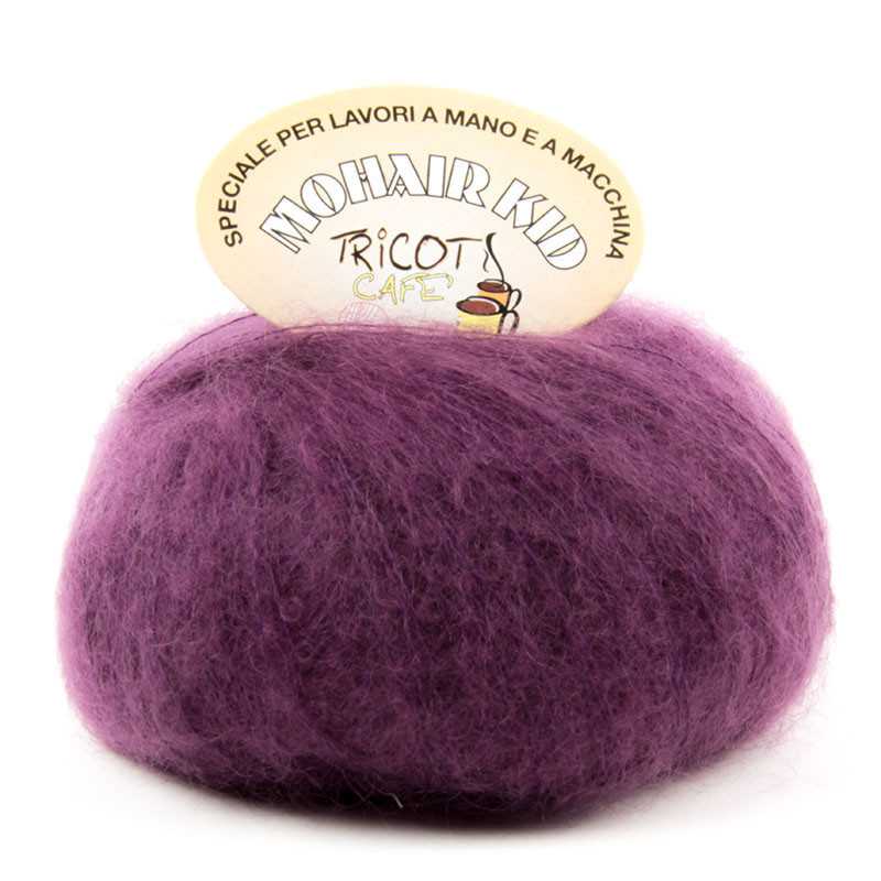 Mohair Kid Bordeaux Chiaro