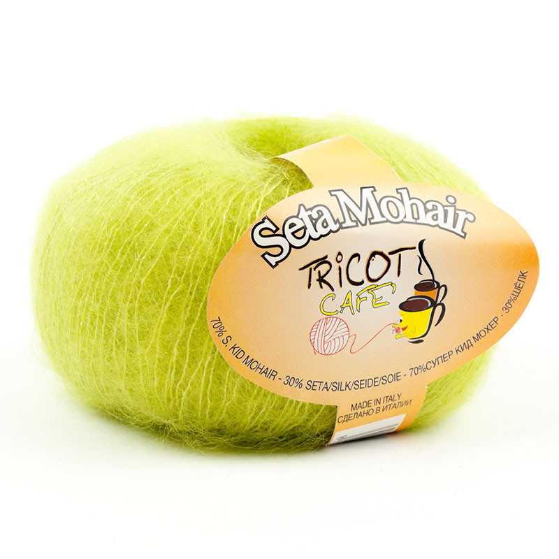 seta mohair verde