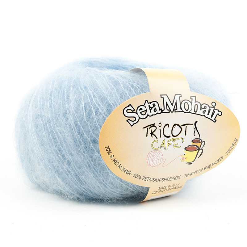 Seta Mohair Azzurro Bébé