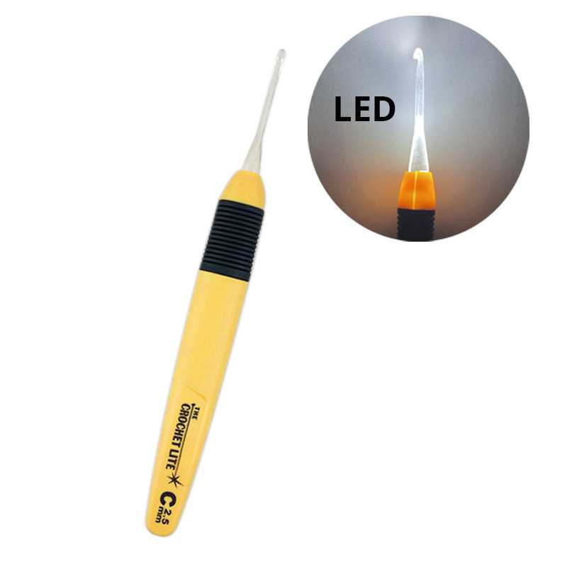 Crochet lumineux LED de 2,5 mm