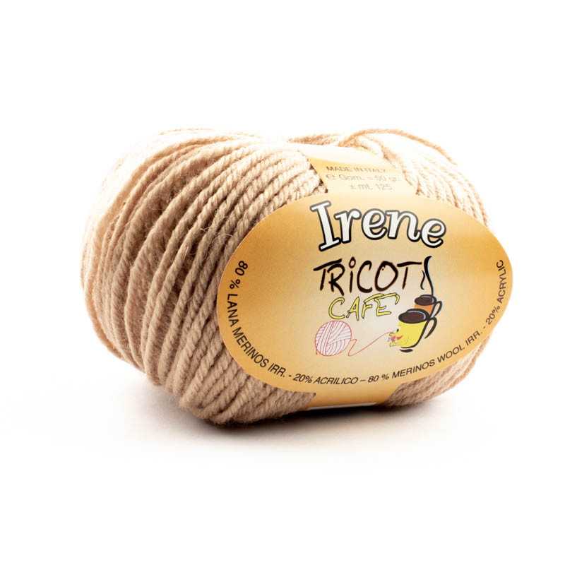 Irene by Tricot Cafè - Filato misto lana ideale per maglia e uncinetto