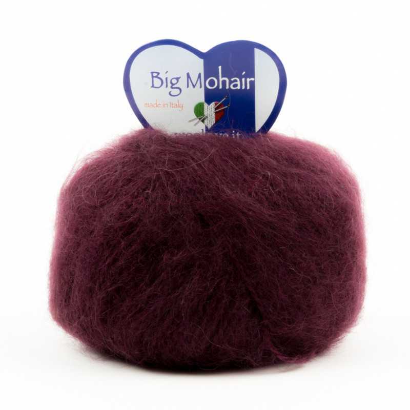 Big Mohair Bordeaux