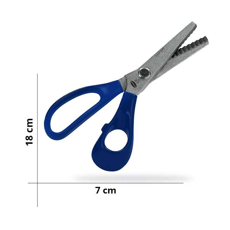 Cast iron zig zag scissors...