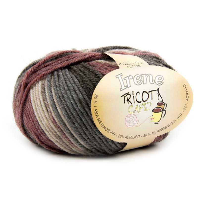 Irene by Tricot Cafè - Filato misto lana ideale per maglia e uncinetto