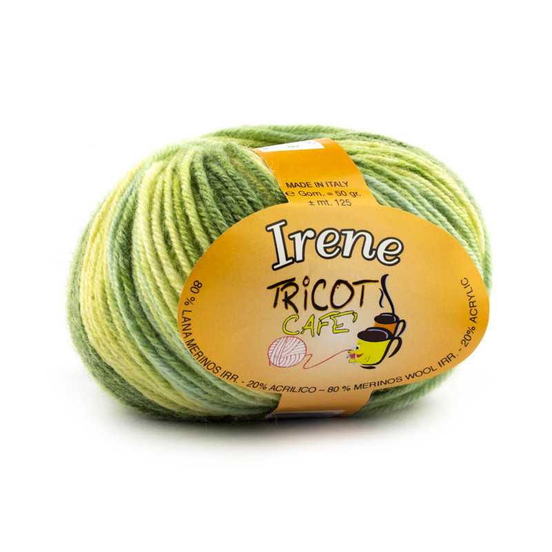 Irene by Tricot Cafè - Filato misto lana ideale per maglia e uncinetto
