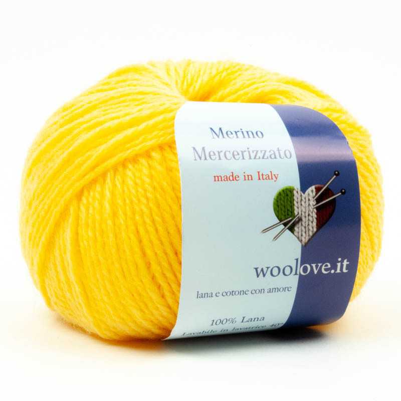 Merino Mercerizzato Giallo