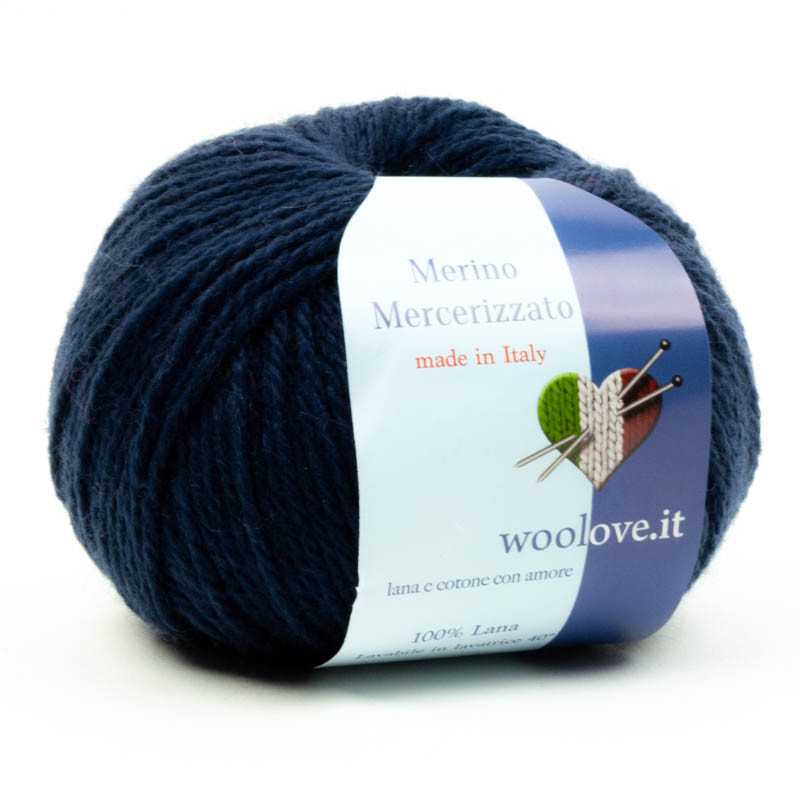 Merino Mercerizzato - Blu...