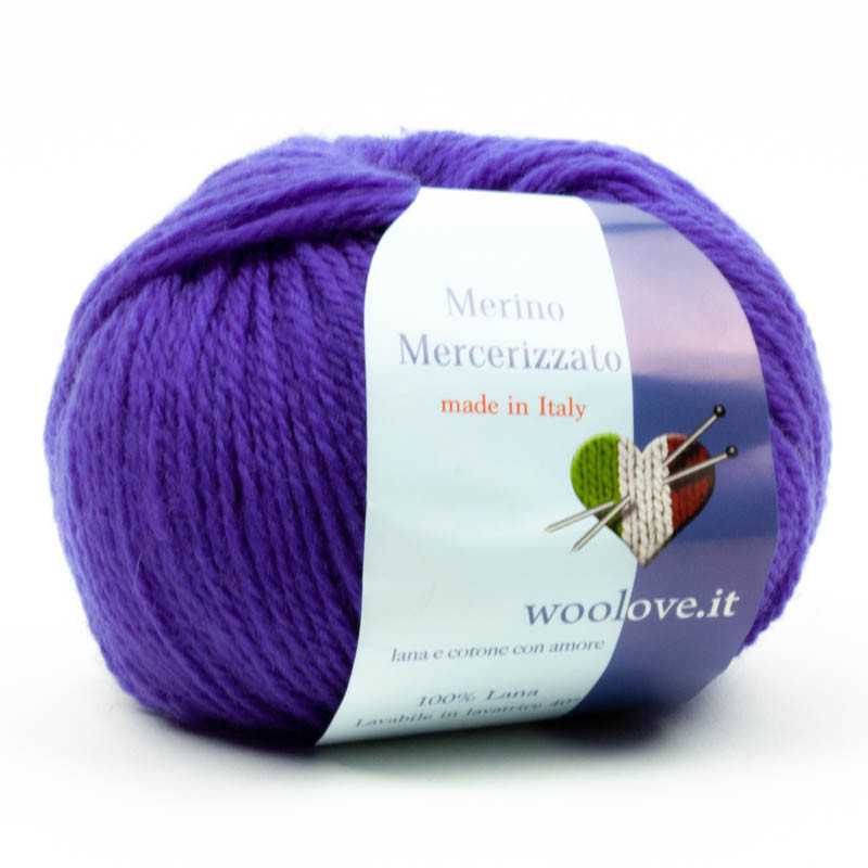 Merino Mercerizzato Viola