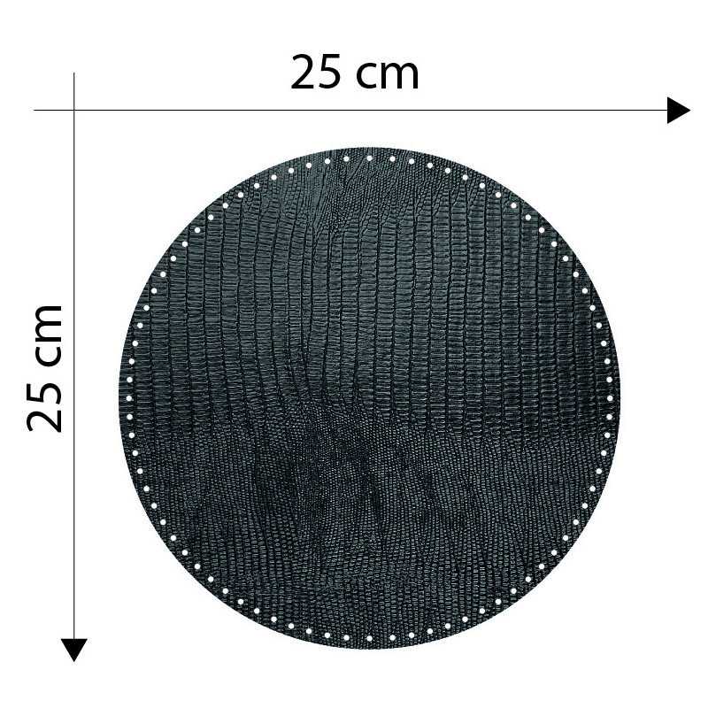 Boucle de sac en similicuir - Dimensions : 20 x 9 cm