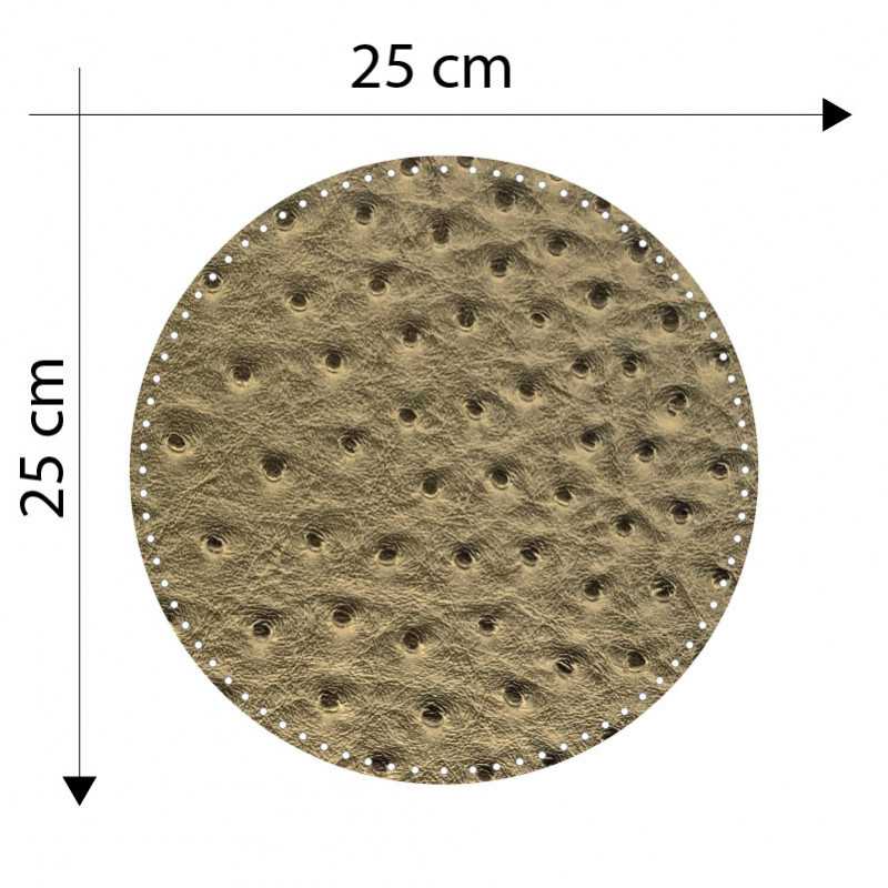Boucle de sac en similicuir - Dimensions : 20 x 9 cm
