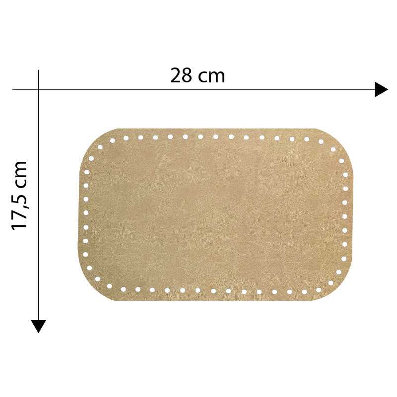 Faux Leather Fabric Button - Decoration for bags, shoulder bags and belts - Size 3 cm