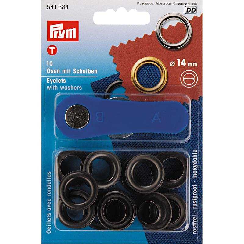 Prym eyelets with washers...