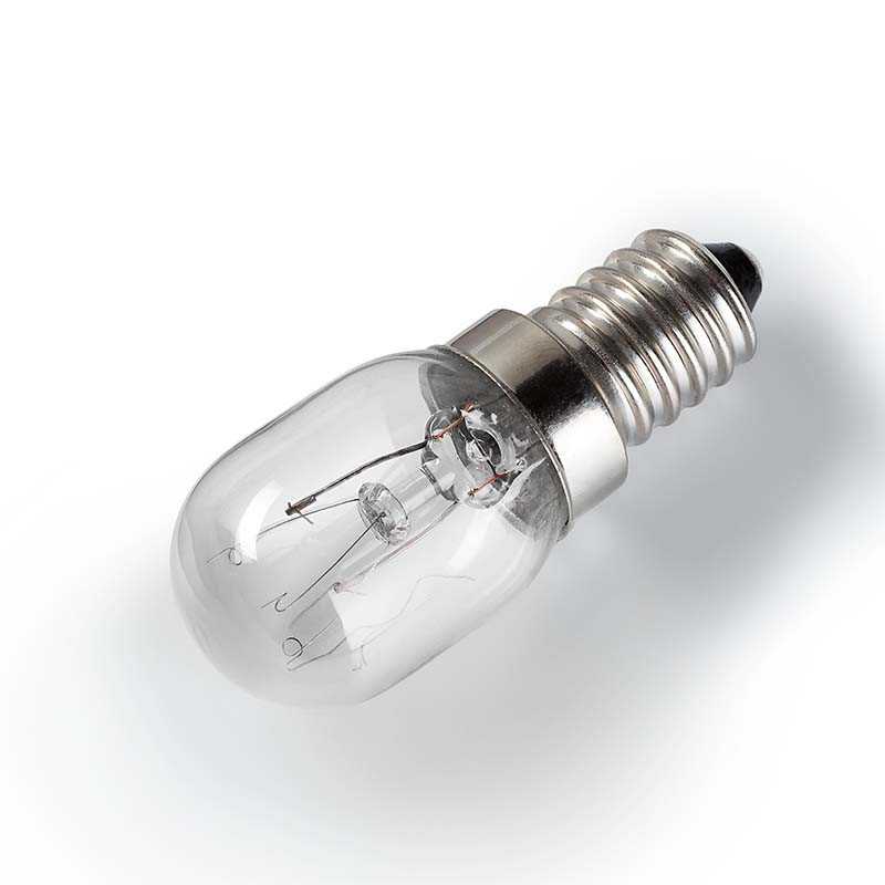 Spare bulb with 15W screw...