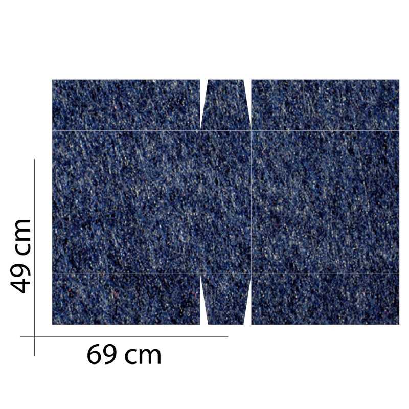 5x5 cm perforated Faux Leather Fabric Tiles for Bags and Accessories