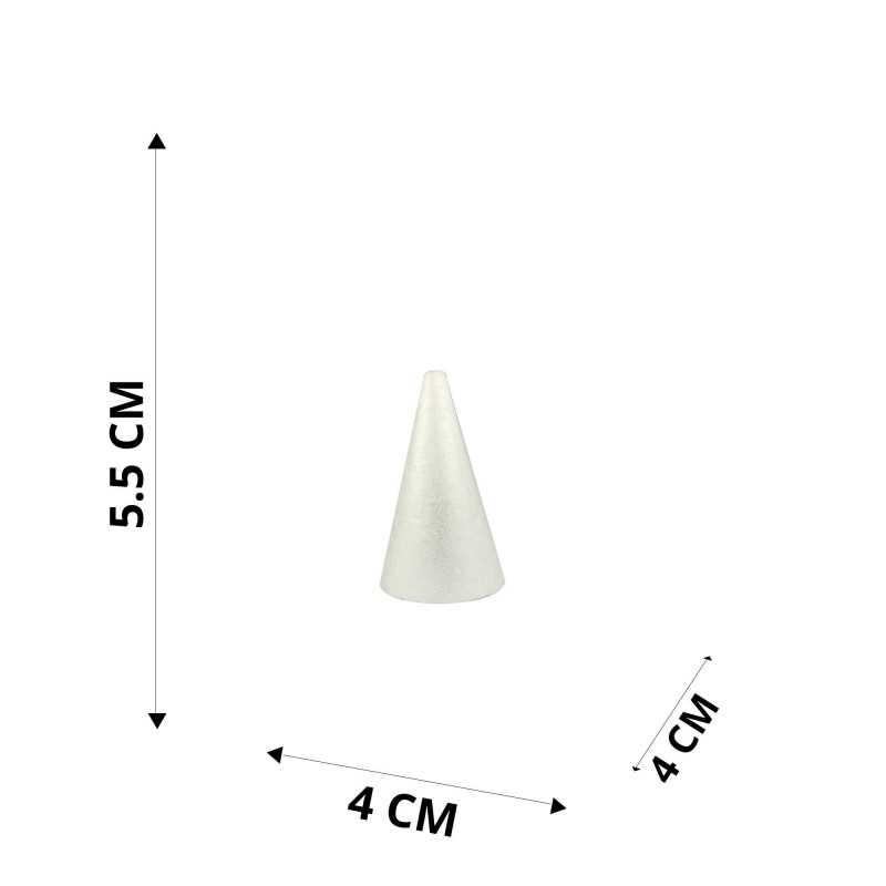 Cône en polystyrène de 5 cm...