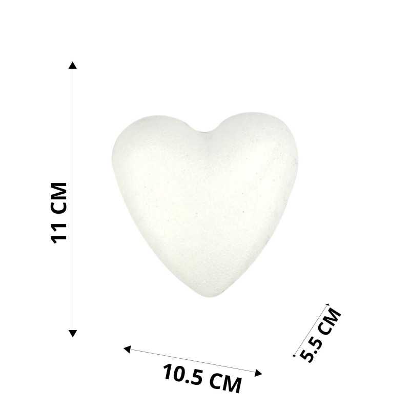 Polystyrene Heart measures...