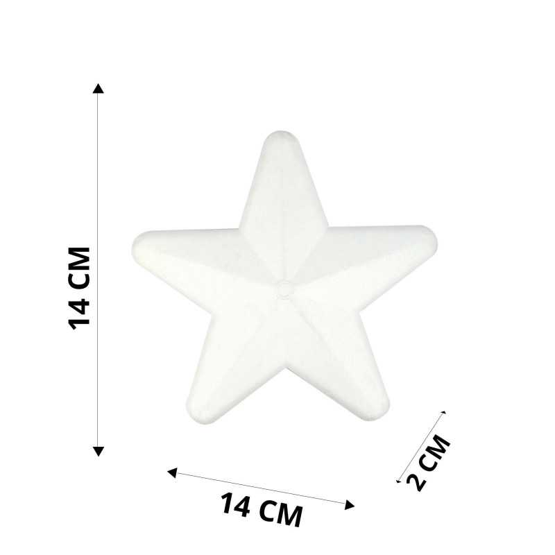 Polystyrene star measuring...