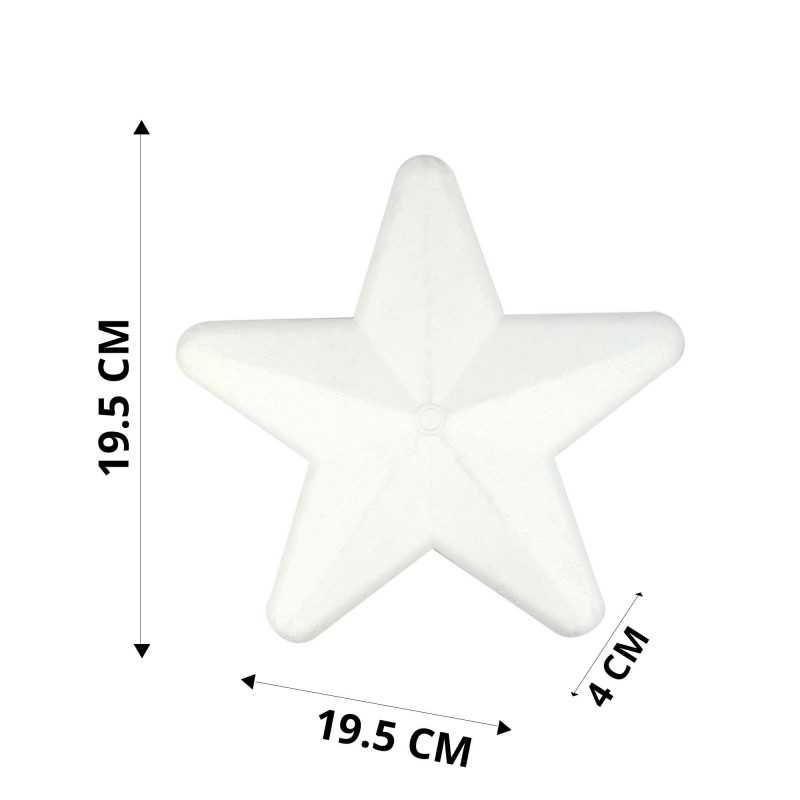 Polystyrene star measuring...