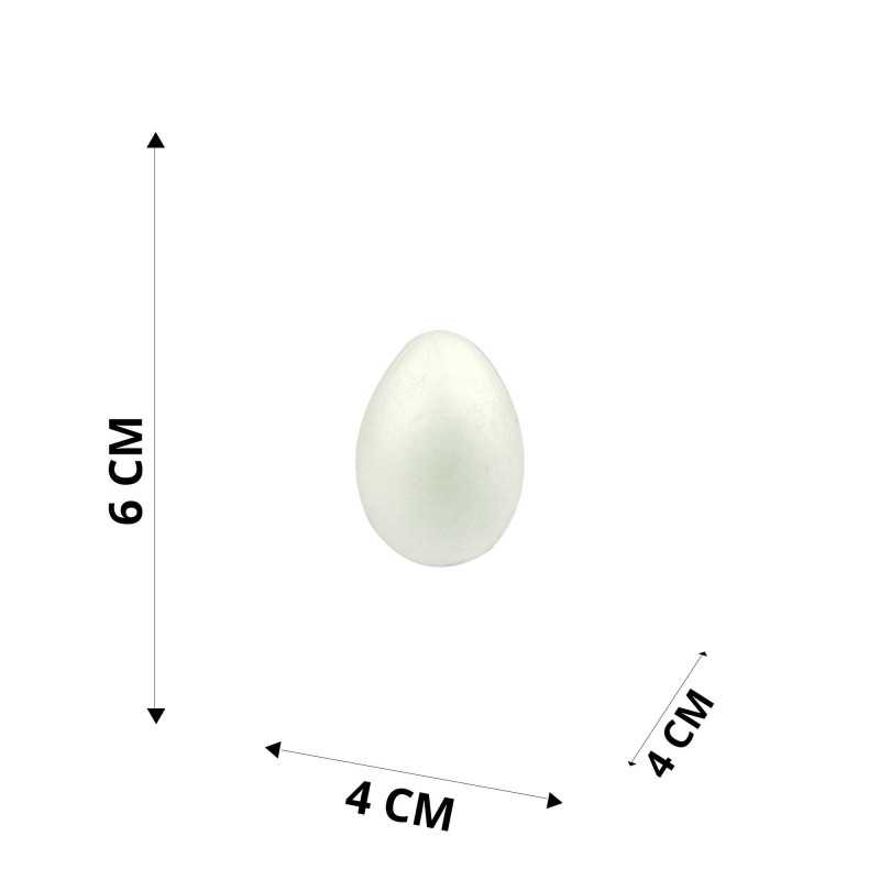 Oeuf en polystyrène de 6 cm...