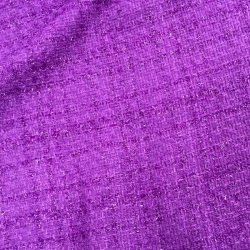 Plain purple tweed fabric...