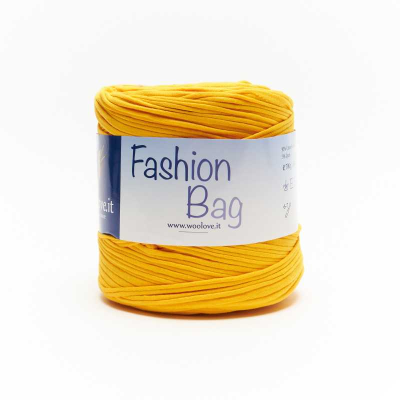 Ruban de sac fashion jaune 18