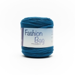 Ruban de sac fashion bleu années 80