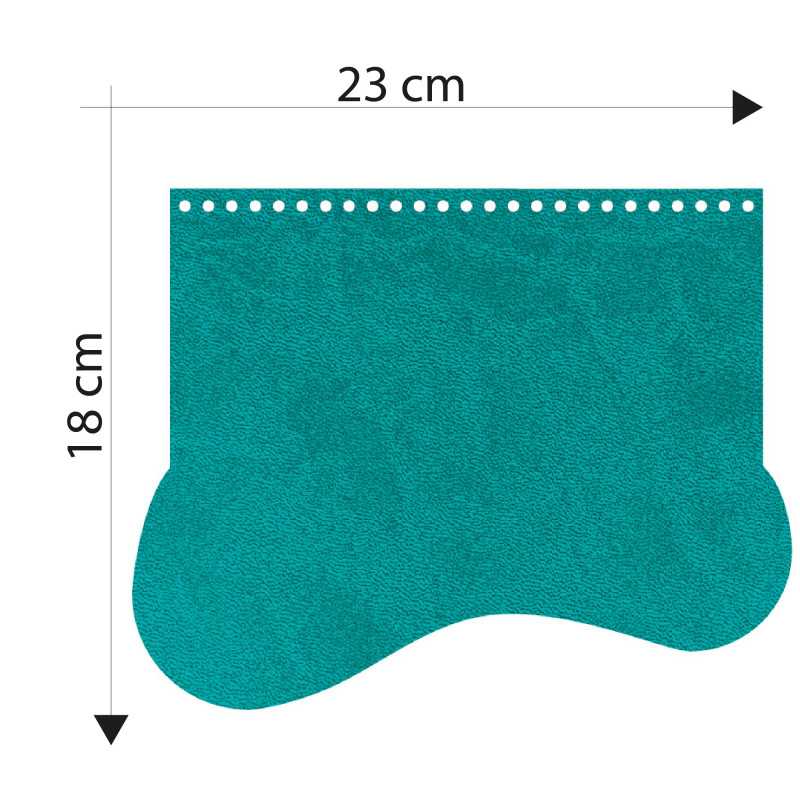 Mesures de la rotule Sac en éco-cuir modèle Onda Ottanio A345