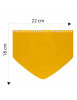 Patella Sizes Eco-leather Bag model Punta Yellow F415