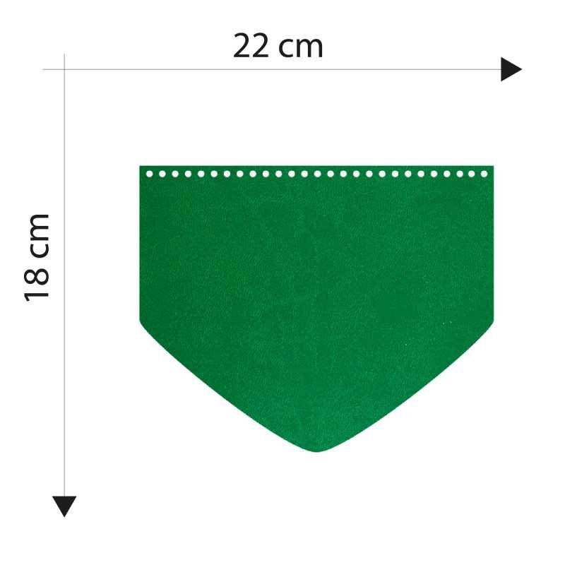 La rotule mesure le modèle de sac en éco-cuir Punta Verde 4747