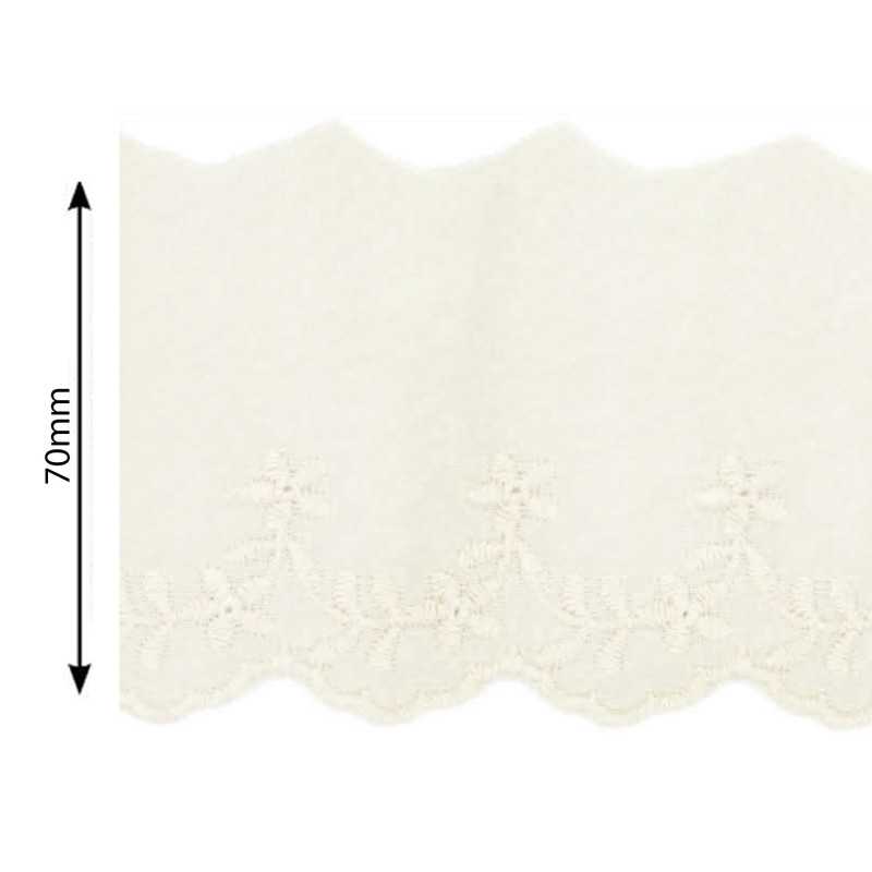 Dentelle de coton broderie...