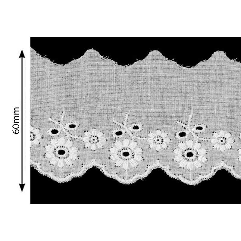 Dentelle de coton broderie...