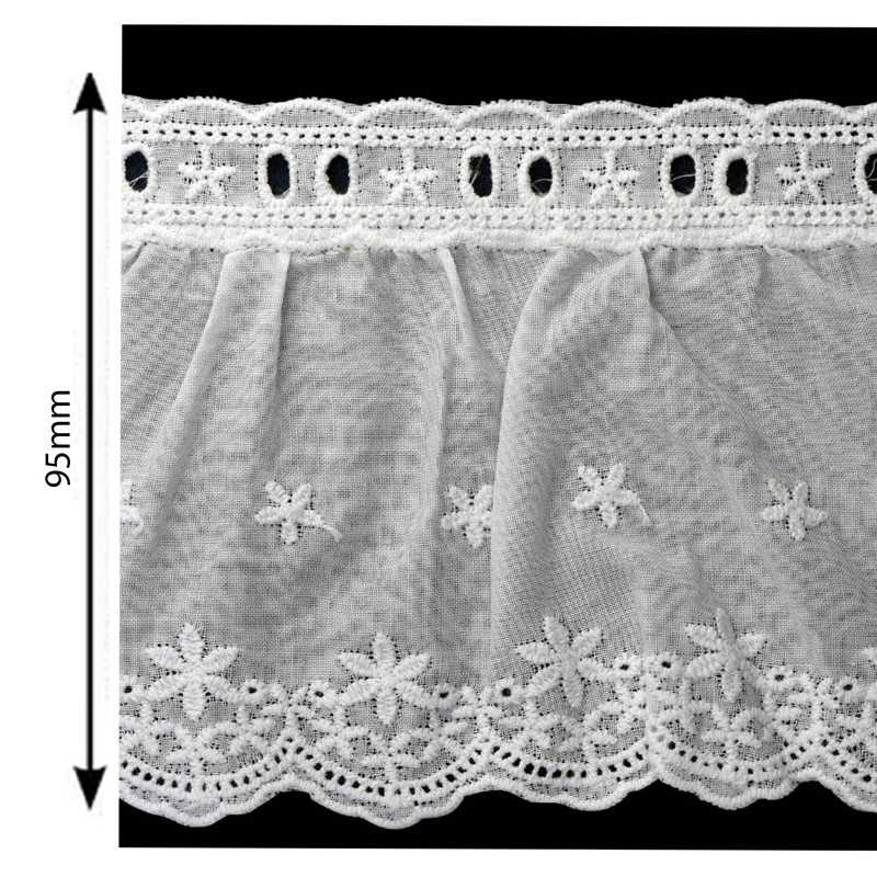 Dentelle de coton broderie...