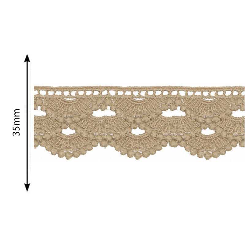 Dentelle macramé guipure...