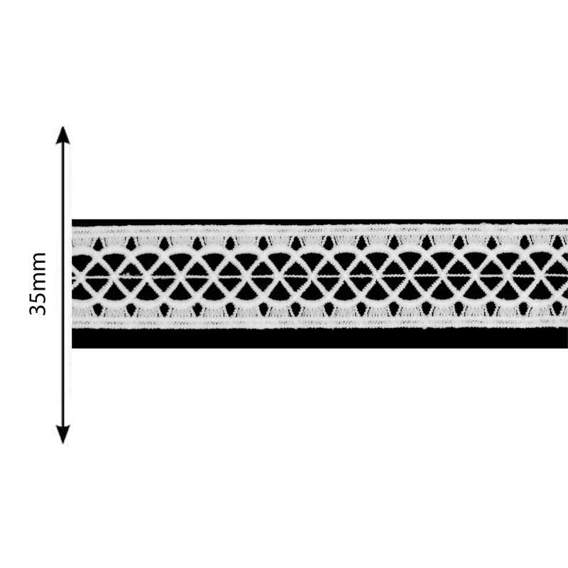 Dentelle macramé guipure...