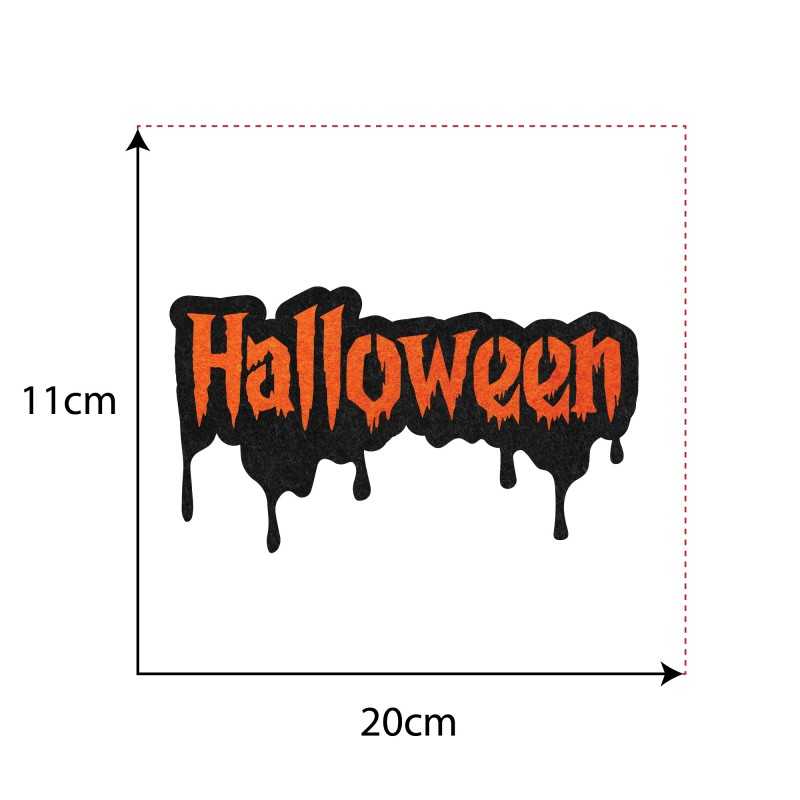 Large Halloween writing -...