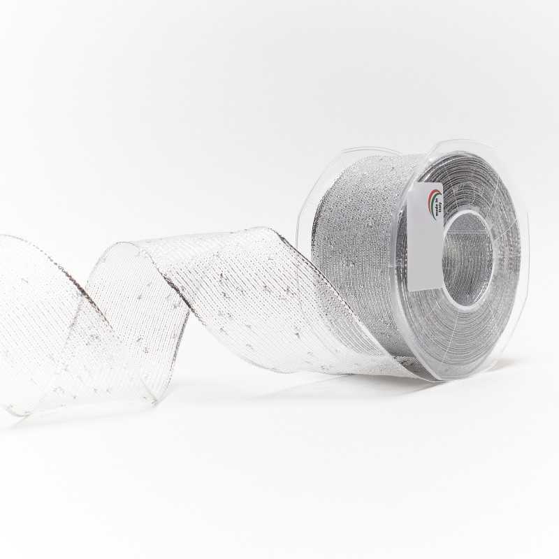 Lurex Mesh Veil Ribbon With...