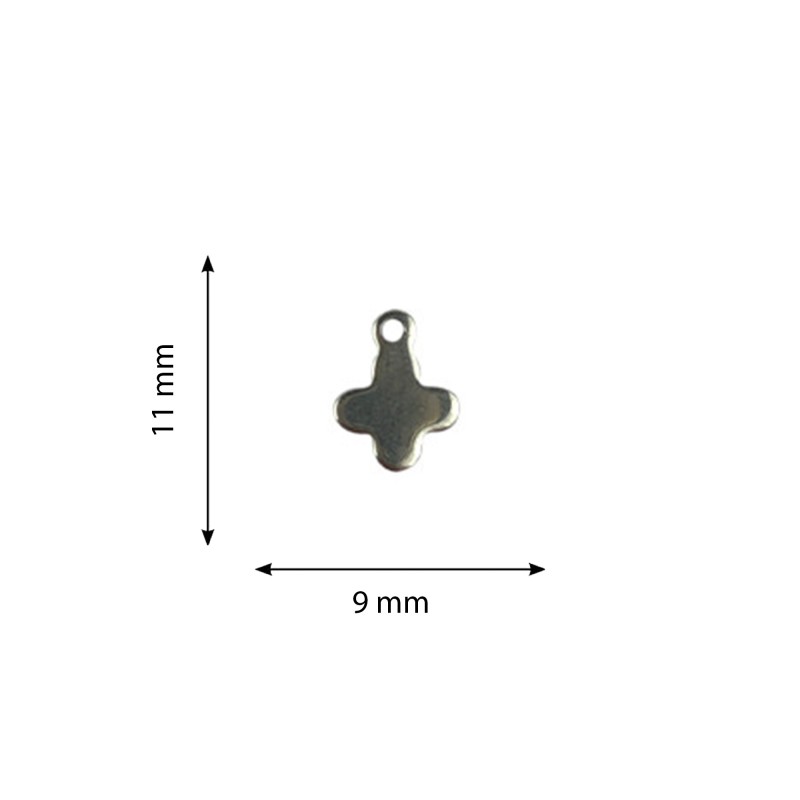 Cross Pendant Charm 11mm x...