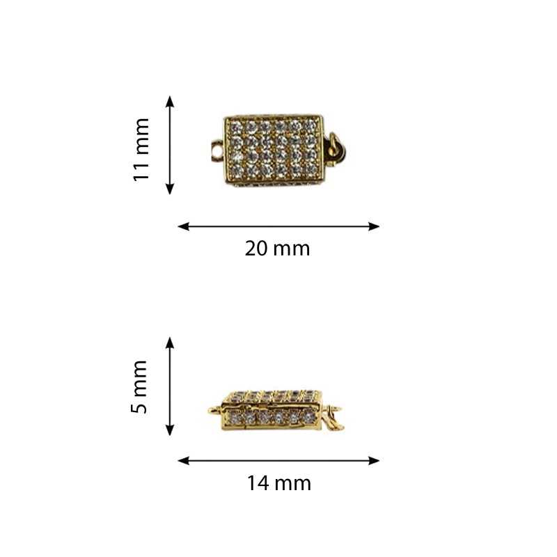 Interlocking rectangular...