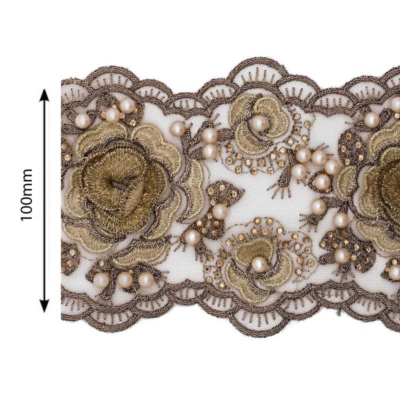 Chantilly lace embroidered...