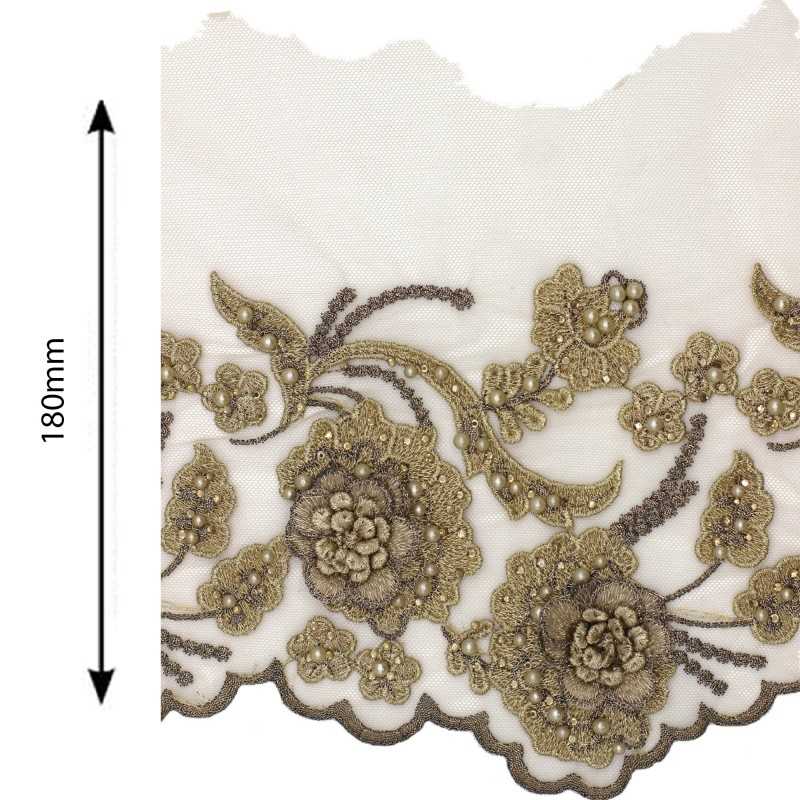 Chantilly lace embroidered...