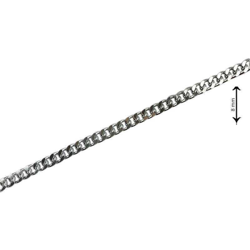 Flat Curb Chain Bag Chain -...