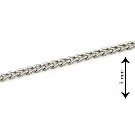 Narrow Groumette Link Chain...