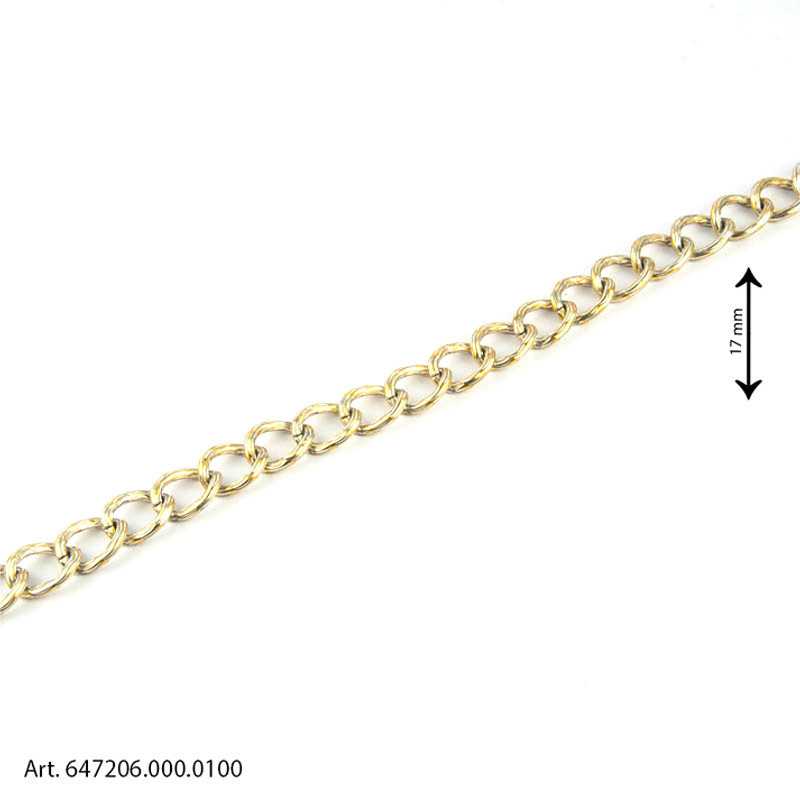 Cheval Mesh Bag Chain - Gold - Height 20 mm